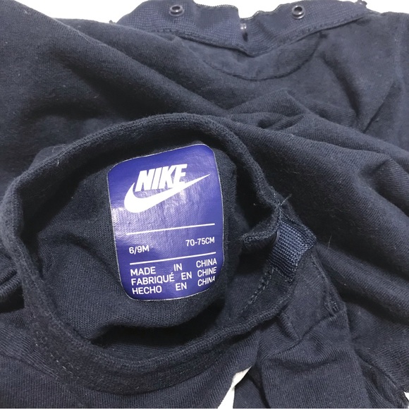 Nike | Blue tee Onesie for babies sz 6-9 mos, navy - Picture 6 of 11